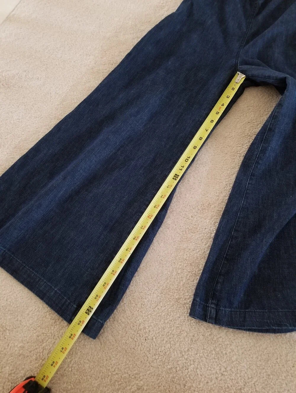 Rachel Comey Absolute Wide Leg Crop Dark Wash Jeans Size 2